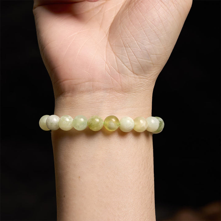 Bracelet Abondance de Buddha Stones en Jade