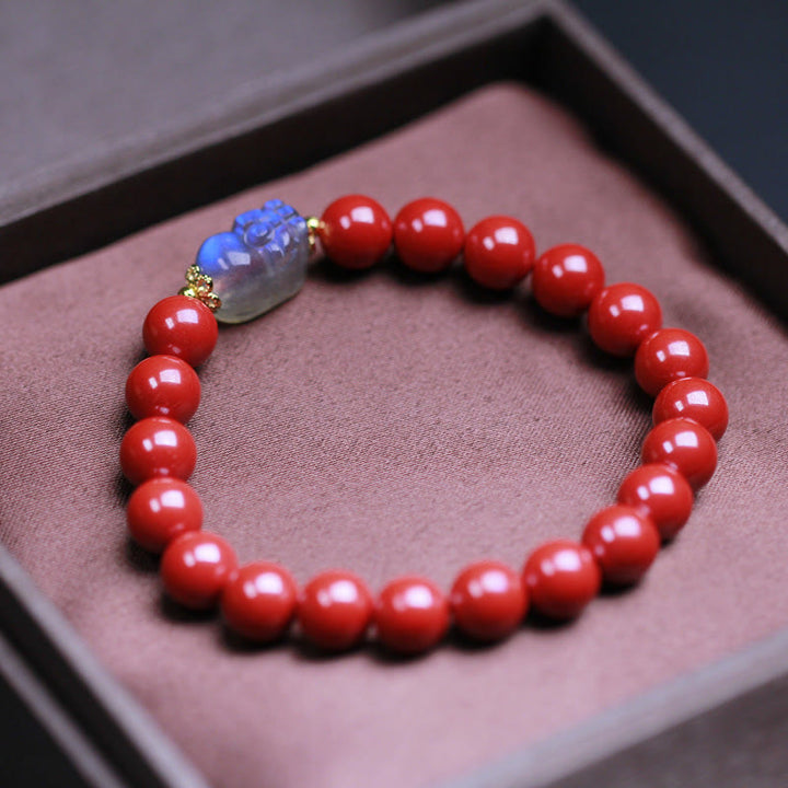 Bracelet de bénédiction PiXiu en pierre de lune Buddha Stones