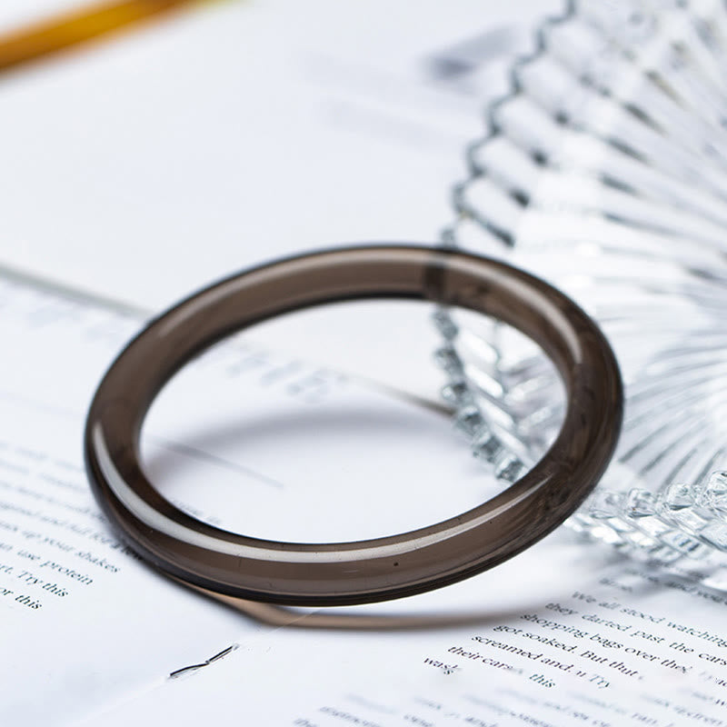 Bracelet de courage en obsidienne avec Buddha Stones