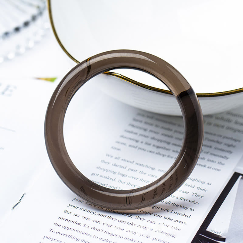 Bracelet de courage en obsidienne avec Buddha Stones