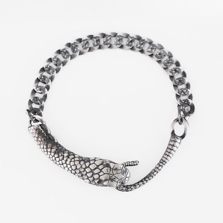 Bracelet de bénédiction de l'année du serpent en argent sterling Buddha Stones - image 11