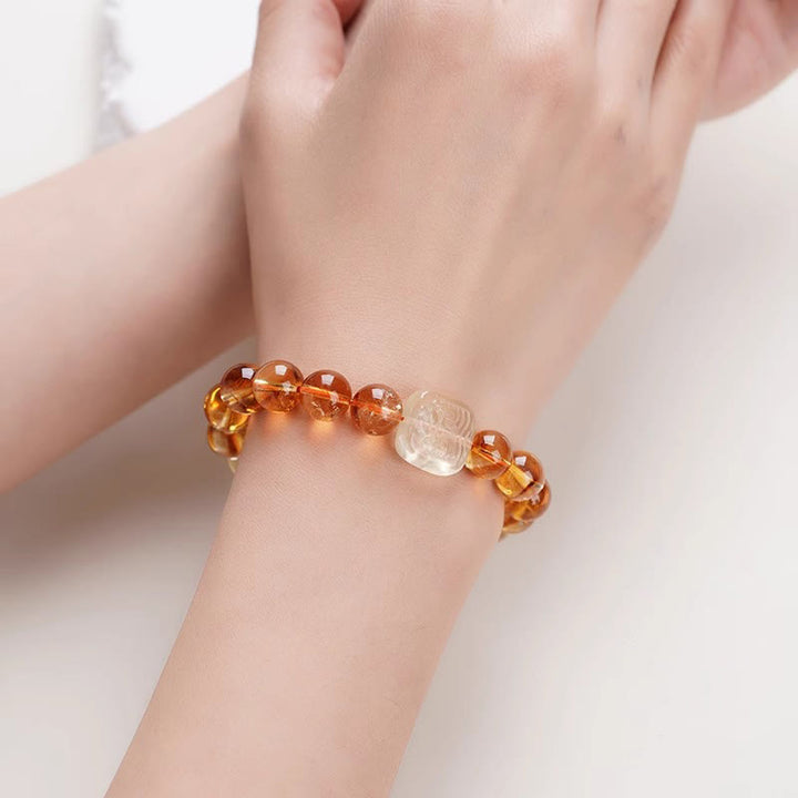 Bracelet de gentillesse Zashi Lhamo en topaze de Buddha Stones