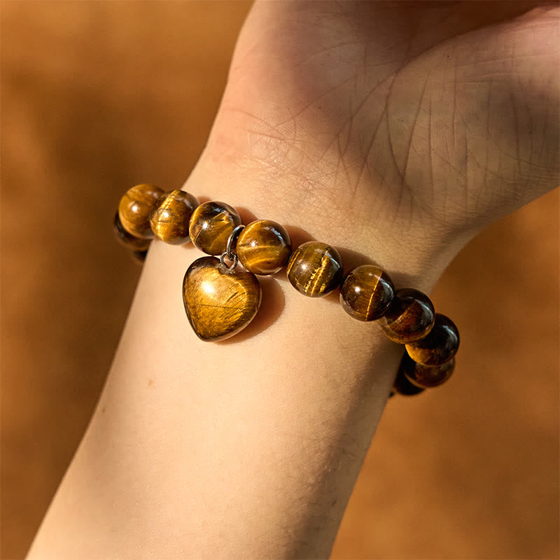 Bracelet d'équilibre en forme de cœur Buddha Stones et cristaux variés en aventurine verte