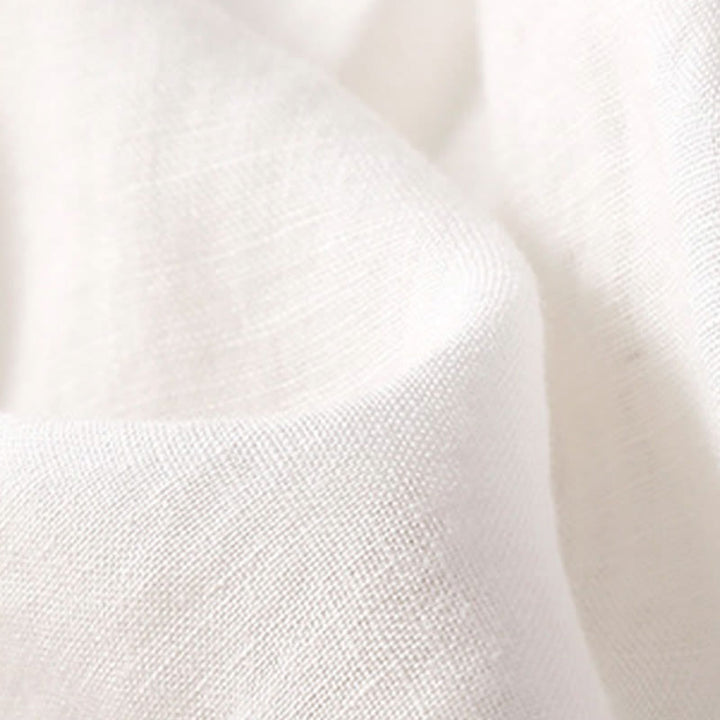 Short en coton à lacets avec poches et motif Buddha Stones, couleur unie, bas ajouré - image 13