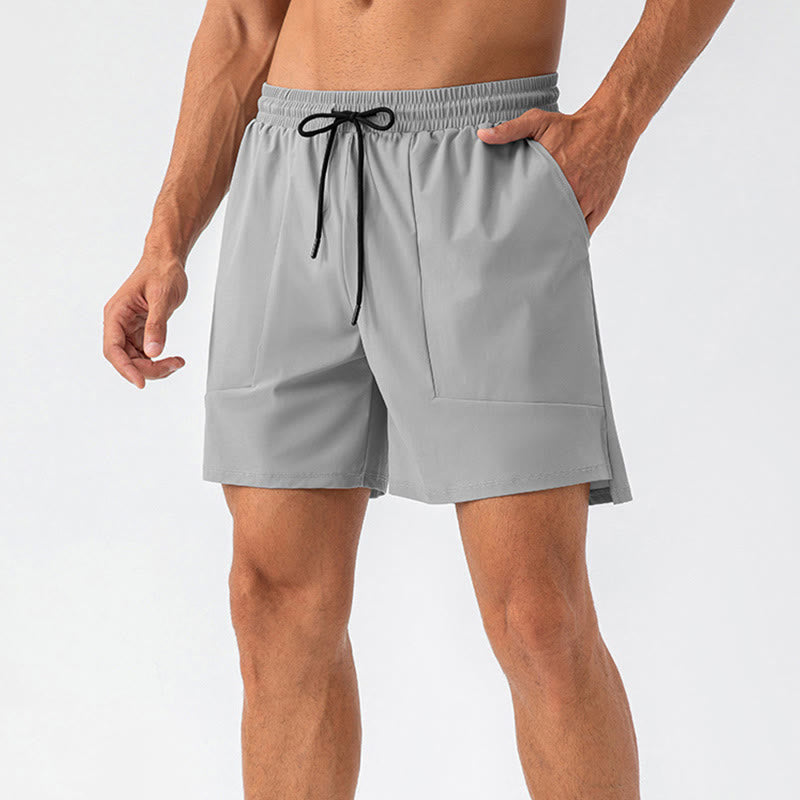 Short de sport décontracté en nylon à séchage rapide avec poches pour hommes Buddha Stones - image 1