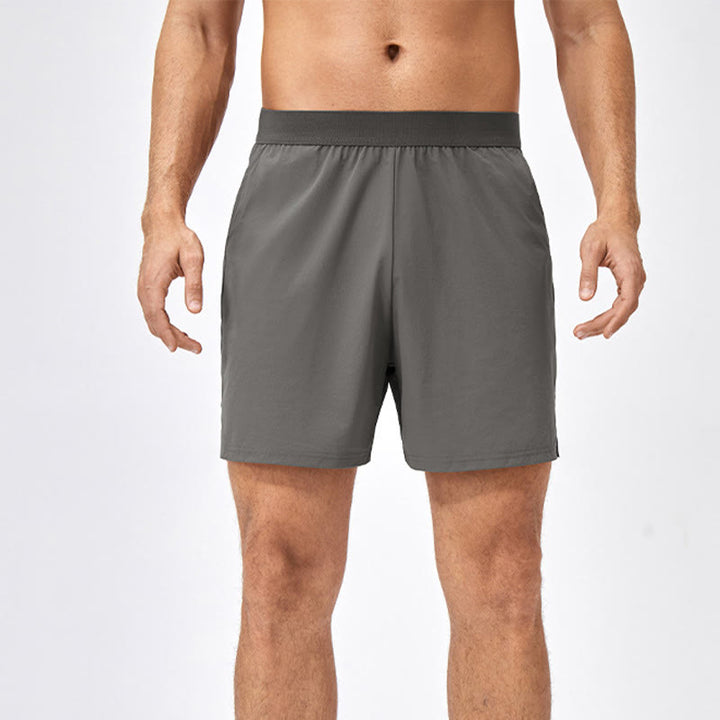 Buddha Stones Short de sport décontracté en nylon à séchage rapide pour homme avec poches