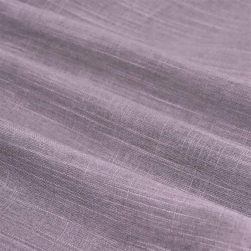 Chemise d'été en coton et lin à manches courtes et demi-boutons pour homme, couleur unie, motif Buddha Stones - image 18