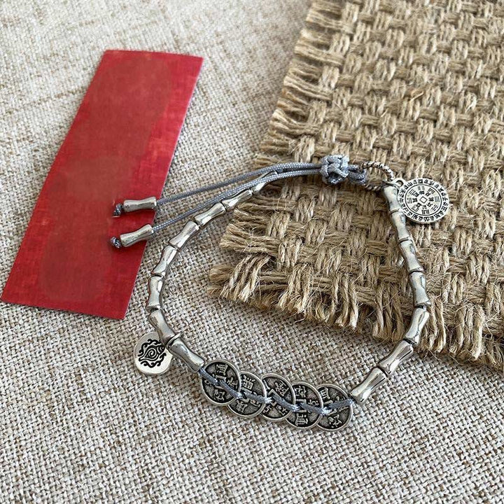 Bracelet de dépenses en Buddha Stones, cinq pièces impériales, fantômes de la montagne