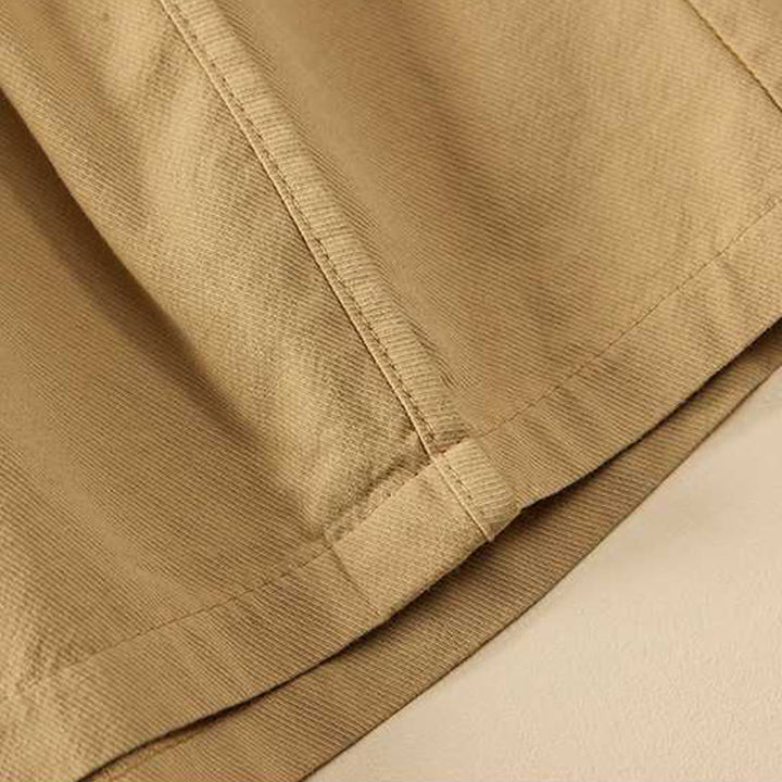 Short d'été décontracté en coton uni avec poches pour femme Motif Buddha Stones - image 4