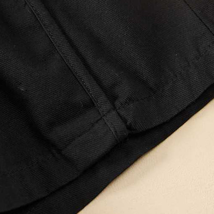 Short d'été décontracté en coton uni avec poches pour femme Motif Buddha Stones - image 24