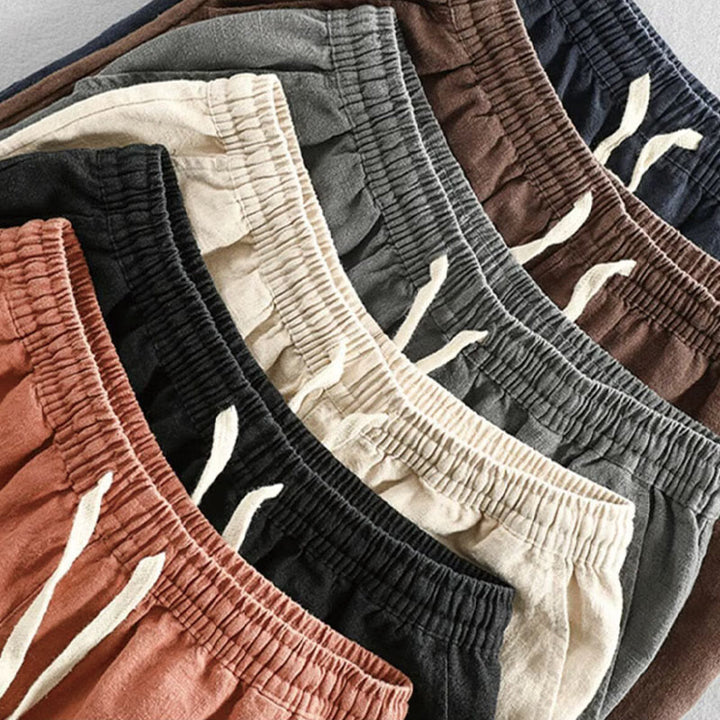 Short homme en coton avec cordon de serrage et taille élastique et poches Motif Buddha Stones - image 22