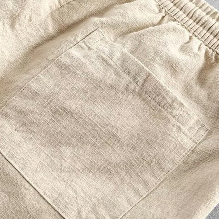 Short homme en coton avec cordon de serrage et taille élastique et poches Motif Buddha Stones - image 19