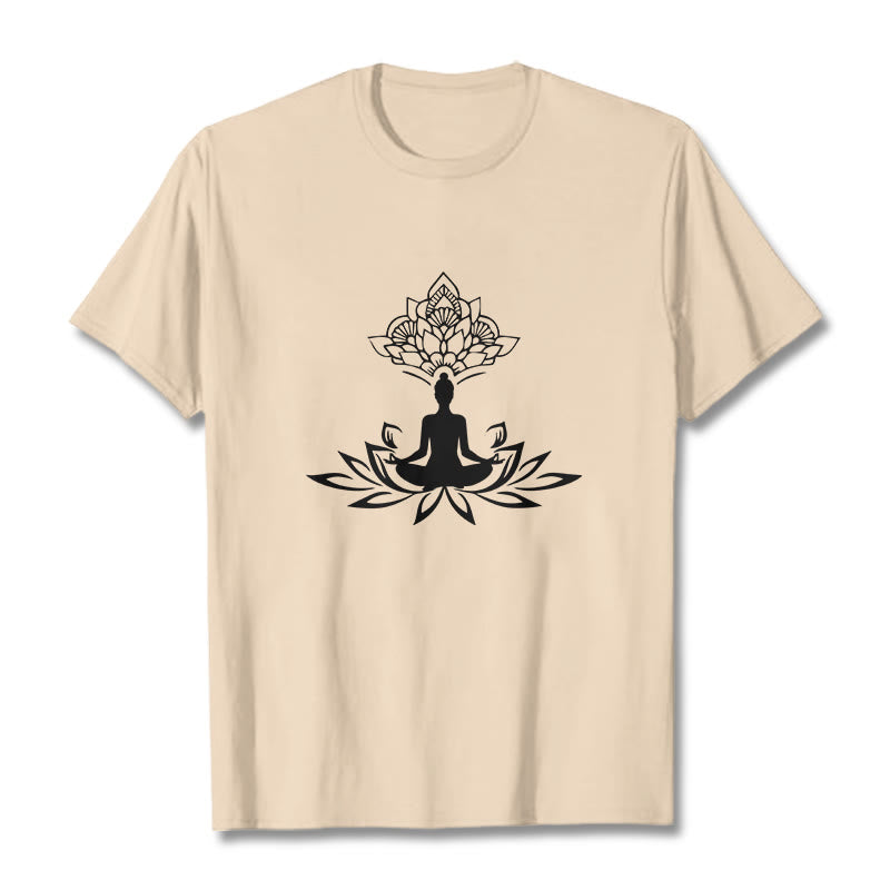 T-shirt Buddha Stones de Lotus Méditation Bouddha - Bisque - 2XL - image 9