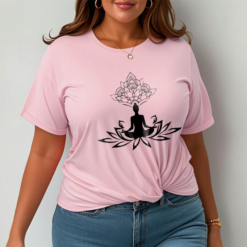 T-shirt Buddha Stones de Lotus Méditation Bouddha - image 14