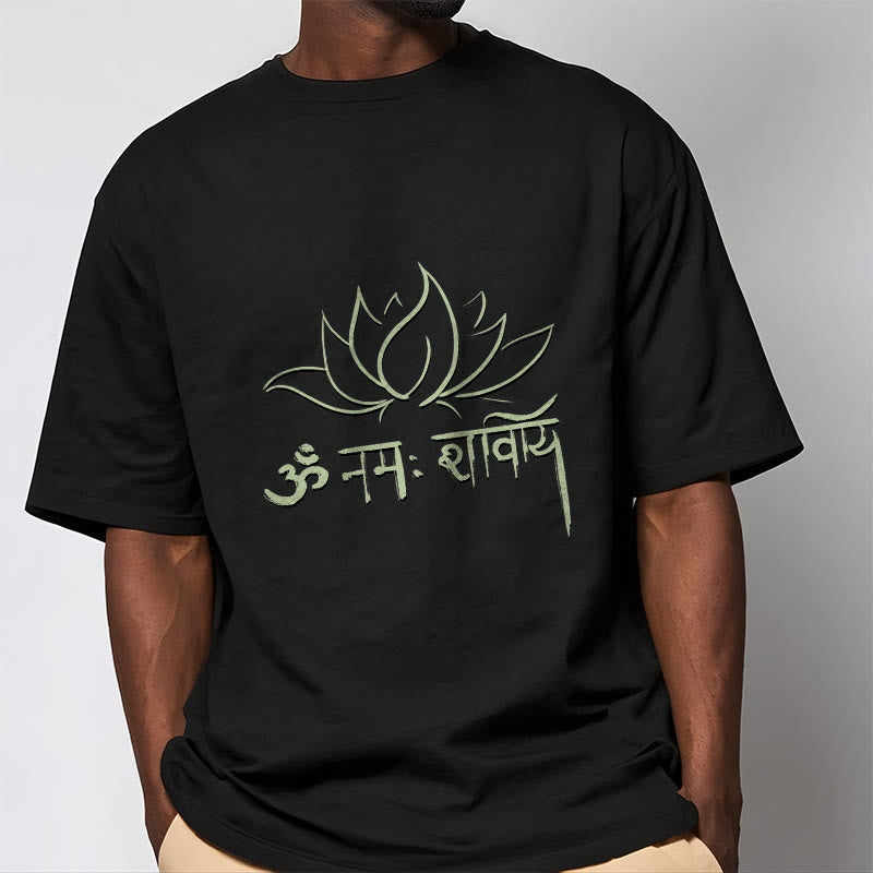 T-shirt Buddha Stones Lotus sanskrit Namah Shivaya - image 8