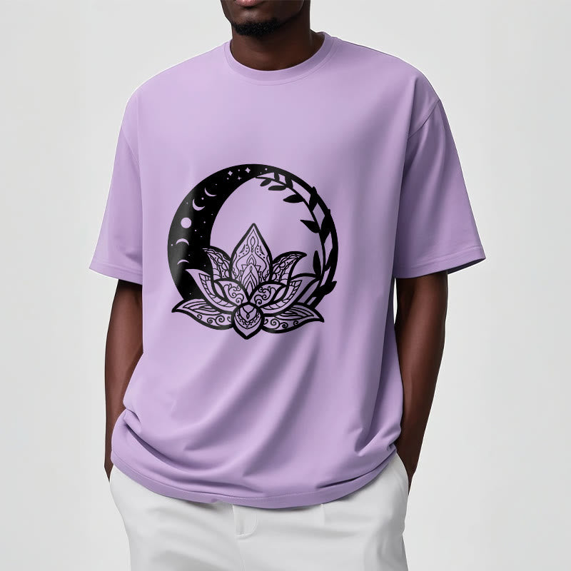 T-shirt Buddha Stones Fleur de Lotus Soleil Lune Vignes Entrelacées - image 18