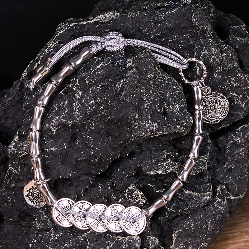 Bracelet de dépenses en Buddha Stones, cinq pièces impériales, fantômes de la montagne