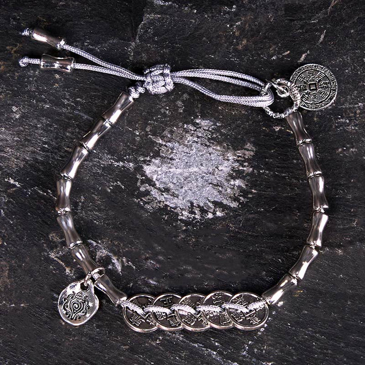 Bracelet de dépenses en Buddha Stones, cinq pièces impériales, fantômes de la montagne