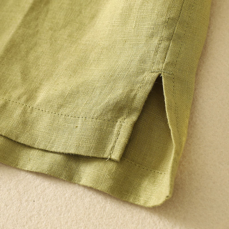 T-shirt d'été décontracté à manches courtes et col en V pour femme, en coton, motif Buddha Stones - image 4