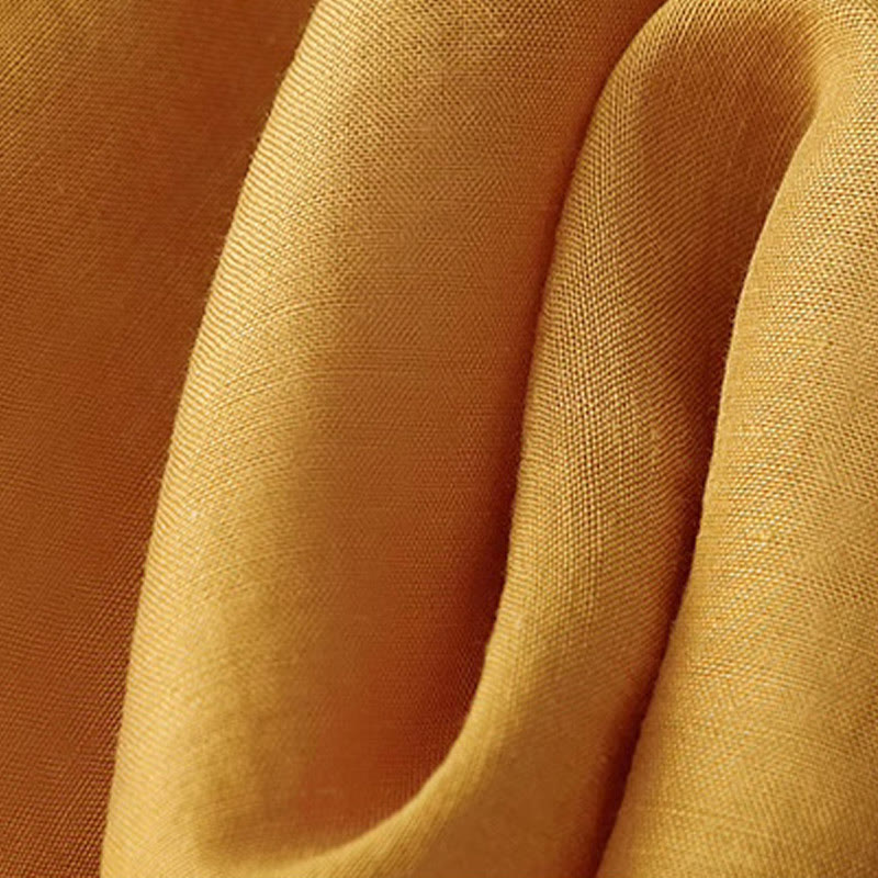 Buddha Stones décontracté en coton et lin pour femme, motif patchwork de broderies de couleur pure, sans manches, col ras du cou - image 2