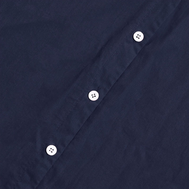 Chemise d'été décontractée en coton et lin pour femme, col cranté, manches courtes, motif Buddha Stones - image 3