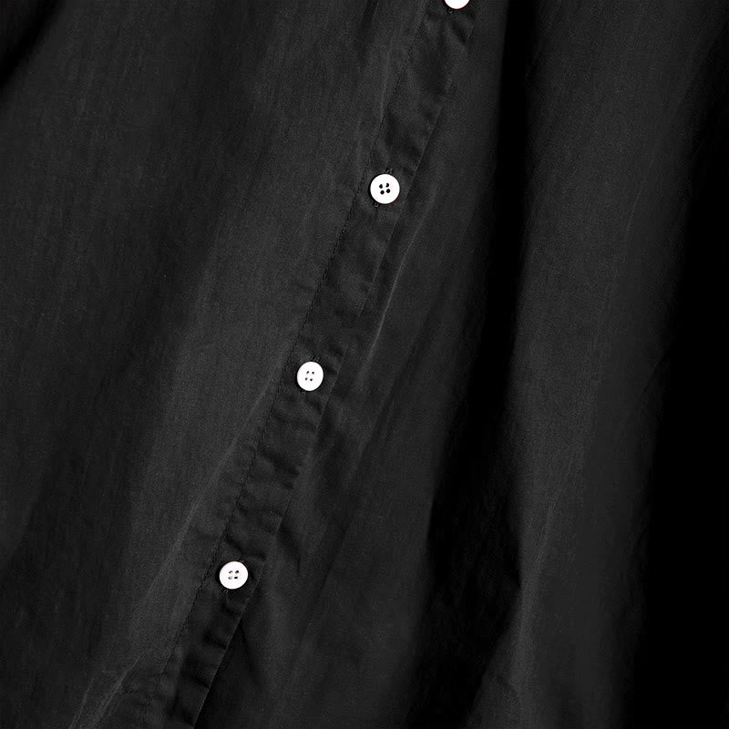 Chemise d'été décontractée en coton et lin pour femme, col cranté, manches courtes, motif Buddha Stones - image 10