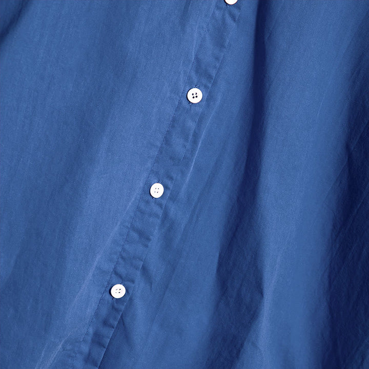 Chemise d'été décontractée en coton et lin pour femme, col cranté, manches courtes, motif Buddha Stones - image 28