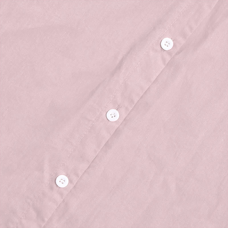 Chemise d'été décontractée en coton et lin pour femme, col cranté, manches courtes, motif Buddha Stones - image 39