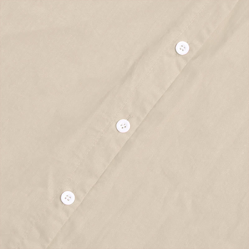 Chemise d'été décontractée en coton et lin pour femme, col cranté, manches courtes, motif Buddha Stones - image 51