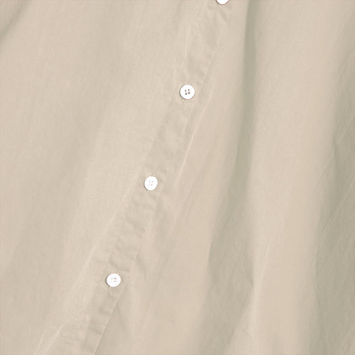 Chemise d'été décontractée en coton et lin pour femme, col cranté, manches courtes, motif Buddha Stones - image 52