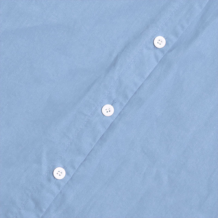 Chemise d'été décontractée en coton et lin pour femme, col cranté, manches courtes, motif Buddha Stones - image 63