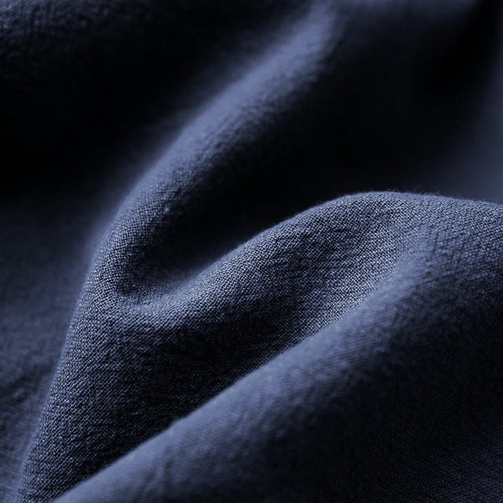 T-shirt décontracté à manches courtes et col rond pour femme, en coton, avec boutons en jacquard et Buddha Stones , couleur unie, été - image 14