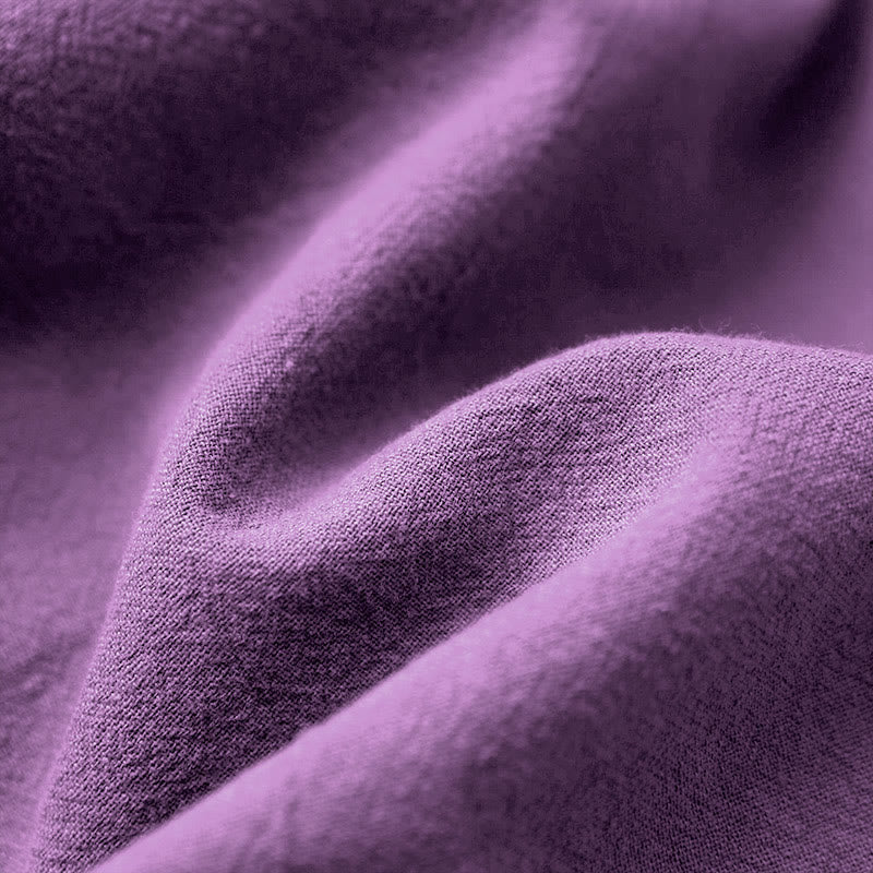 T-shirt décontracté à manches courtes et col rond pour femme, en coton, avec boutons en jacquard et Buddha Stones , couleur unie, été - image 44