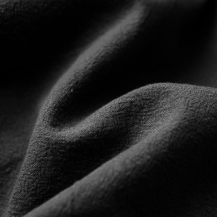 T-shirt décontracté à manches courtes et col rond pour femme, en coton, avec boutons en jacquard et Buddha Stones , couleur unie, été - image 54