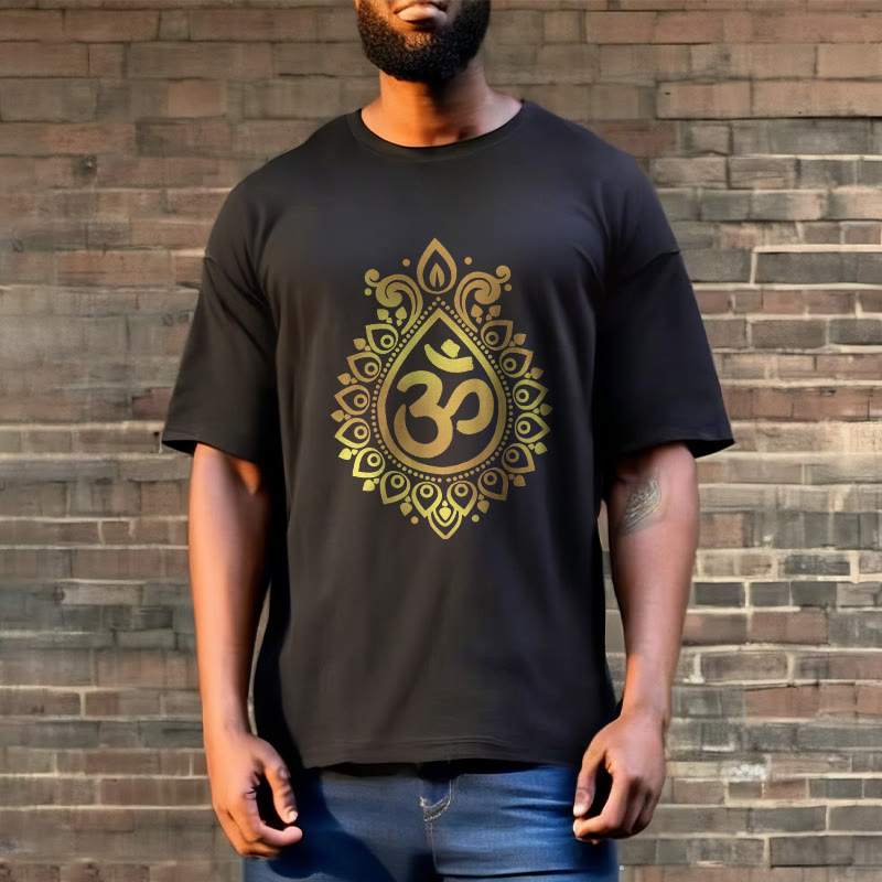 T-shirt Buddha Stones Goutte d'eau Motif OM - image 3