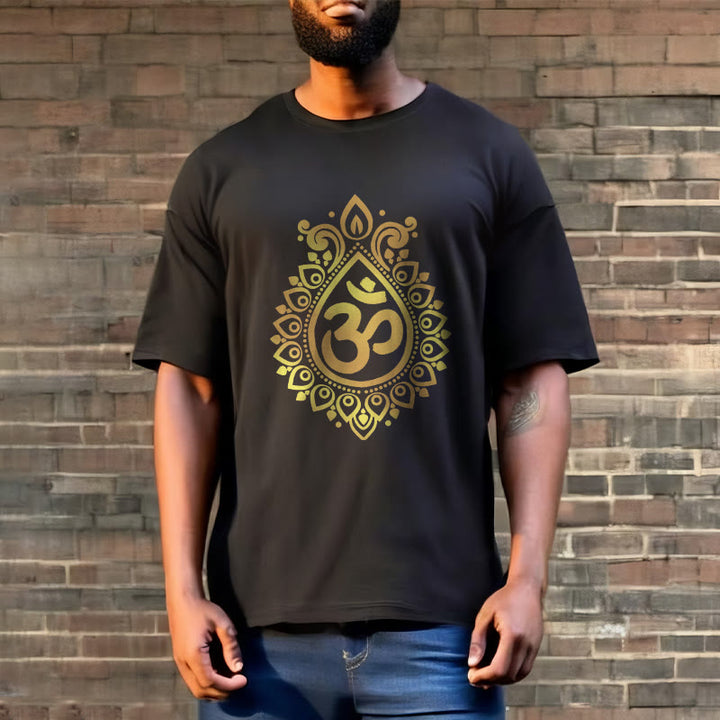 T-shirt Buddha Stones Goutte d'eau Motif OM - image 3