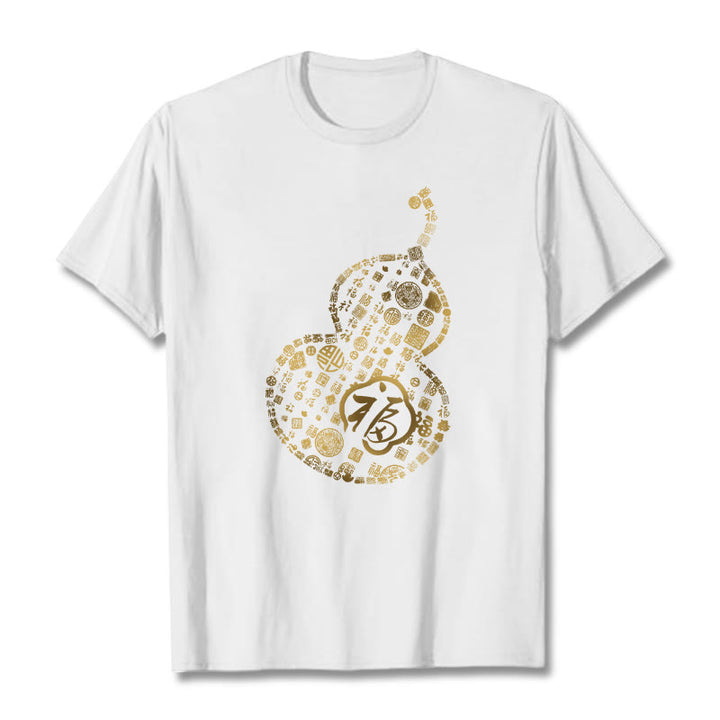 T-shirt avec le personnage de Buddha Stones Gourd Fu - Blanc - 2XL - image 6