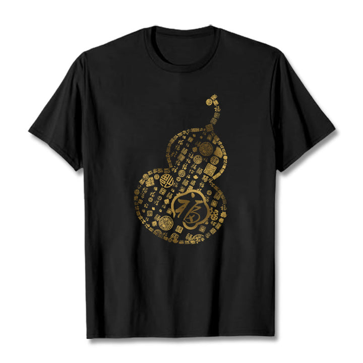 T-shirt avec le personnage de Buddha Stones Gourd Fu - Noir - 2XL - image 1