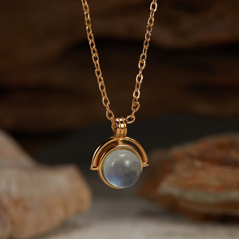 Collier pendentif en argent sterling 925 Buddha Stones , agate rouge, œil de tigre, aigue-marine et pierre de lune