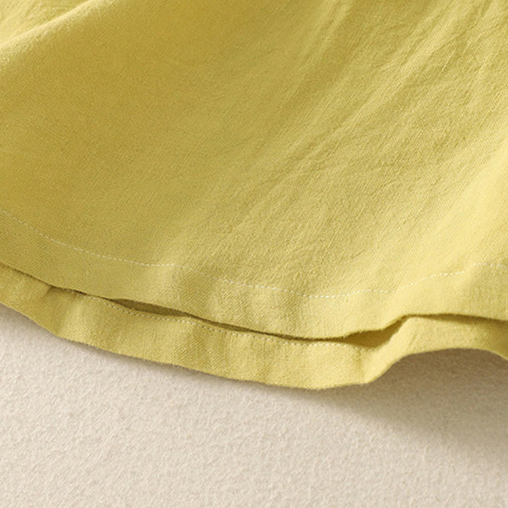 T-shirt d'été décontracté à manches courtes et col rond en coton pour femme Motif Buddha Stones