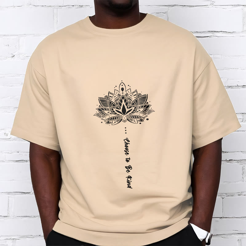 T-shirt à fleurs géométriques « Choisissez d'être gentil » Buddha Stones - image 12