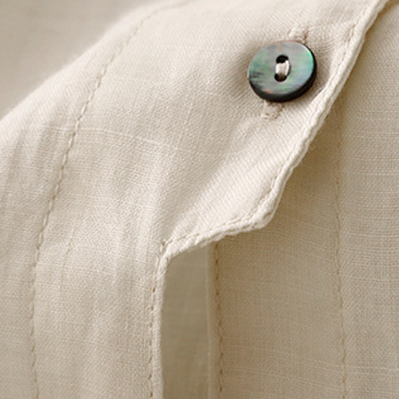 T-shirt décontracté à col ras du cou pour femme, motif Buddha Stones , en coton et polyester - image 20