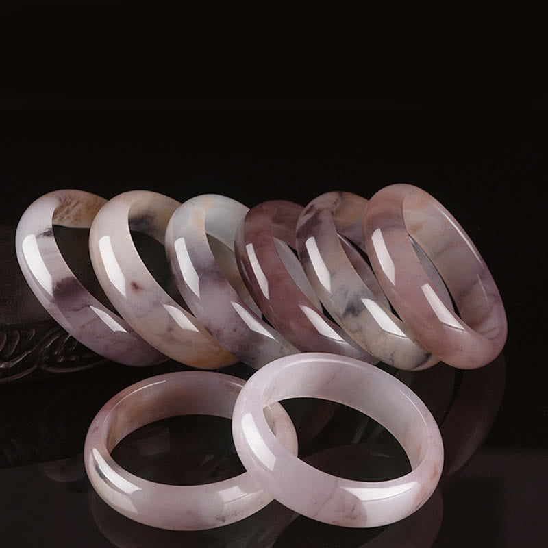 Bracelet de protection du bonheur en jade violet Buddha Stones
