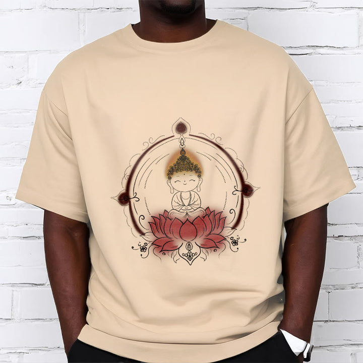 T-shirt à motif mandala Bouddha Lotus Joyful Buddha Stones - image 10
