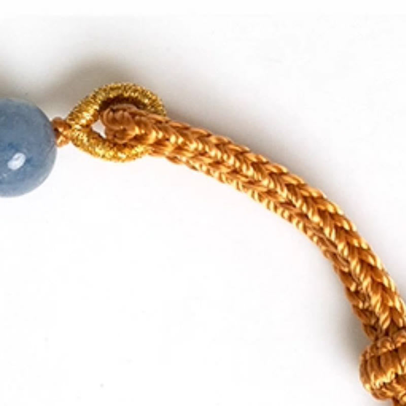 Bracelet de guérison avec boucle de paix en aventurine colorée et Buddha Stones - image 13