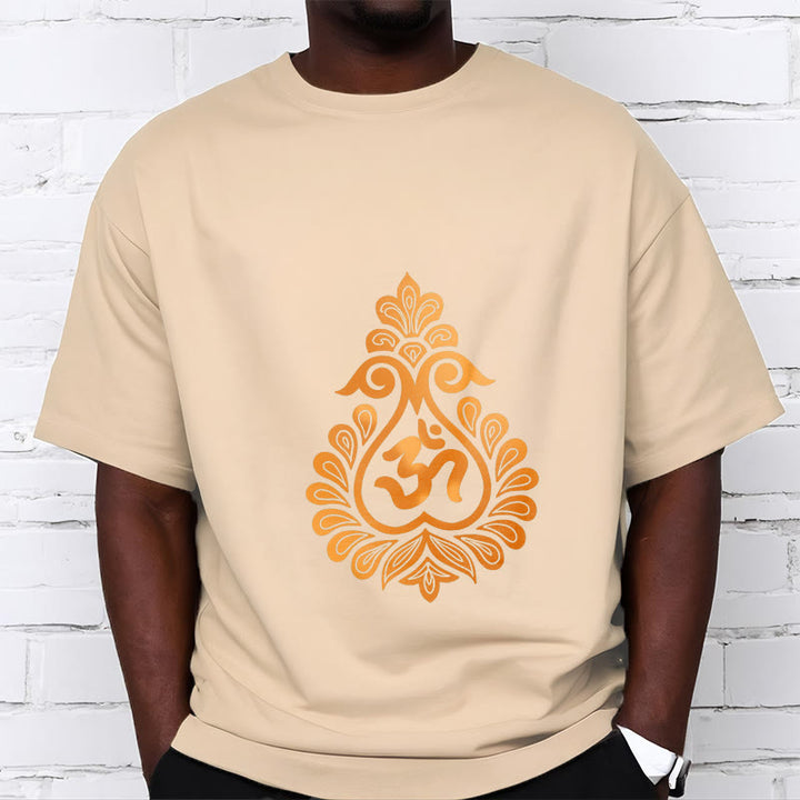 T-shirt avec motif Buddha Stones, gourde et symbole OM - image 13
