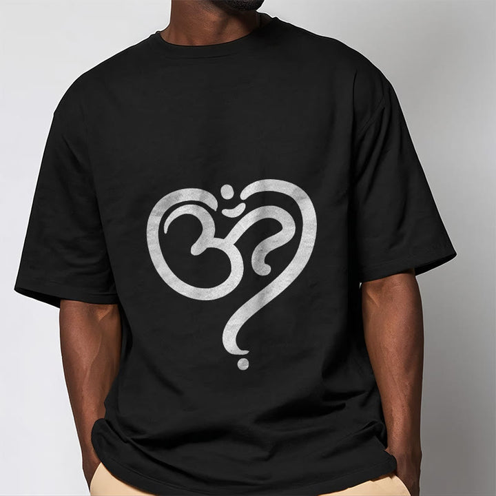 T-shirt avec motif Buddha Stones Love Heart et symbole OM - image 2