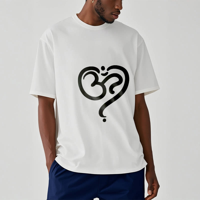 T-shirt avec motif Buddha Stones Love Heart et symbole OM - image 7