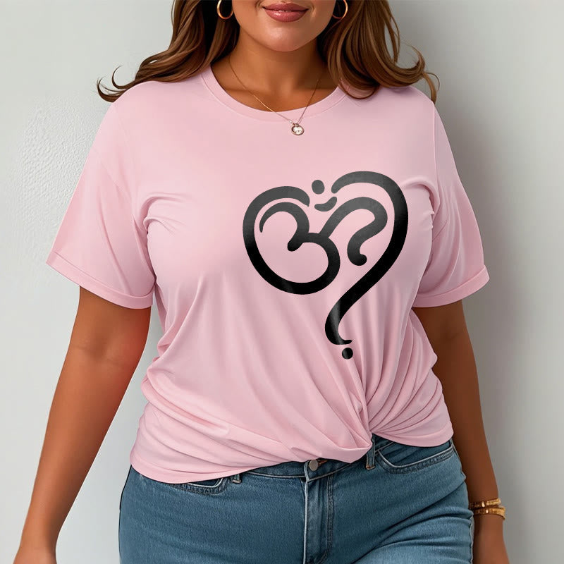 T-shirt avec motif Buddha Stones Love Heart et symbole OM - image 17