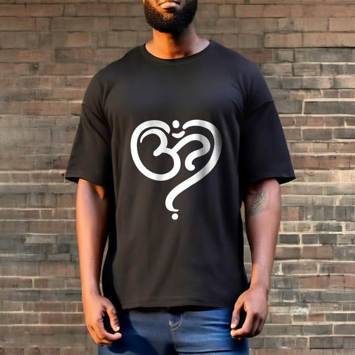 T-shirt avec motif Buddha Stones Love Heart et symbole OM - image 3